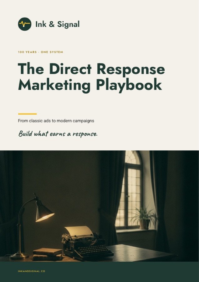 Cover of Ink & Signal: The Direct Response Marketing Playbook